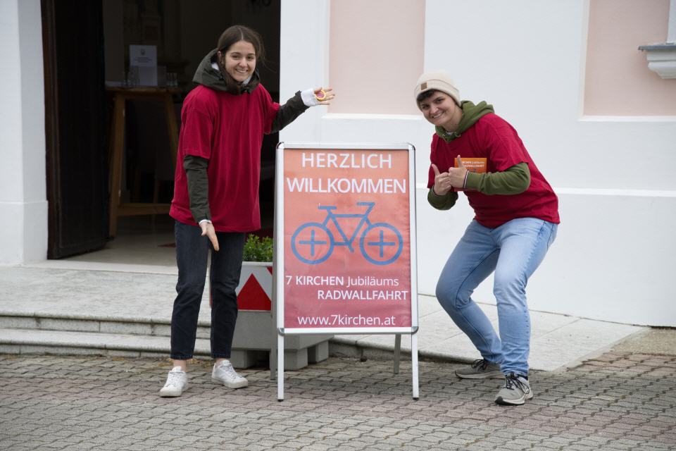 Empfang in der Bründlkirche
